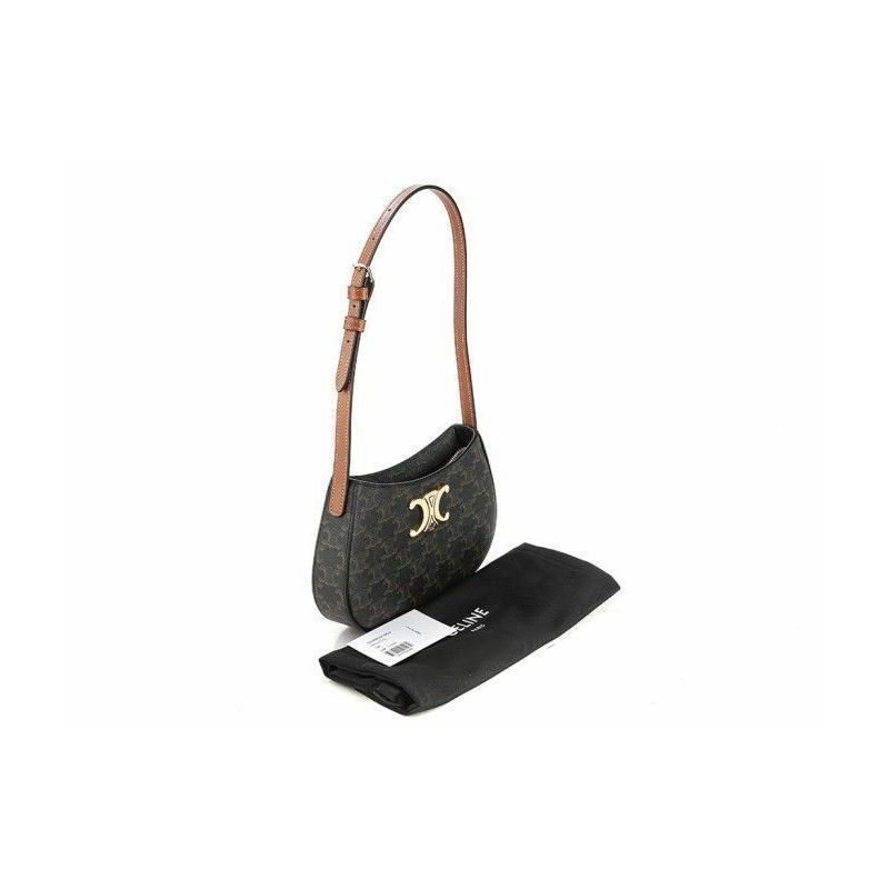 CELINE Triomphe帆布Tilly包-8