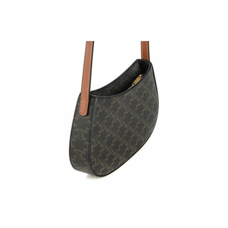 CELINE Triomphe帆布Tilly包-10