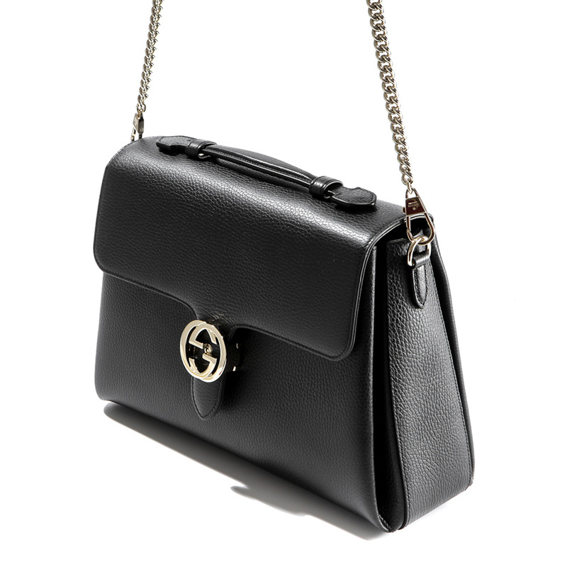 GUCCI 24秋冬 GG互扣式手提單肩包-5