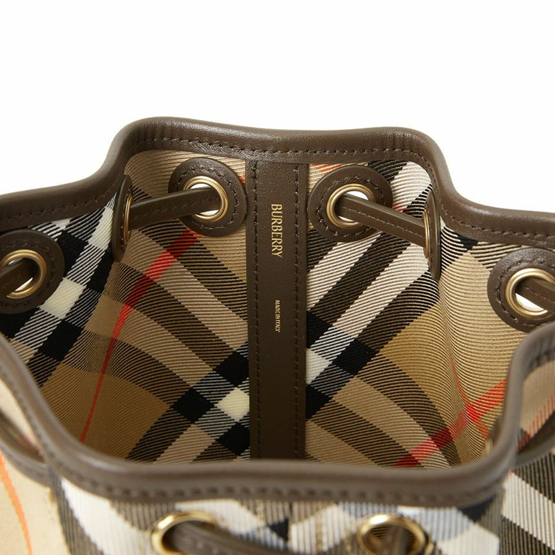 BURBERRY 女士抽繩水桶包-7