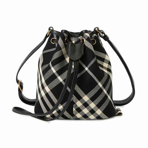 BURBERRY MN抽繩水桶包 女士水桶包