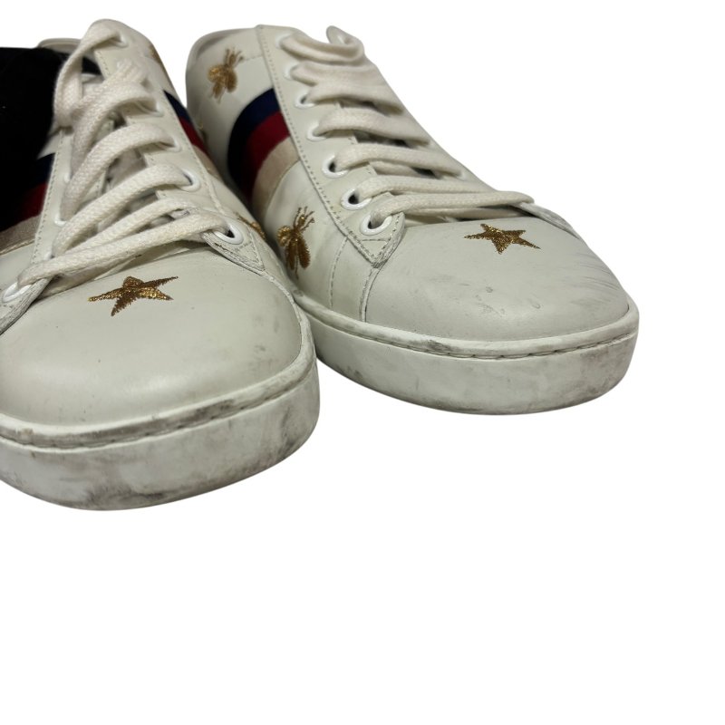 【美收精品】GUCCI 蜜蜂白鞋 4-548-4