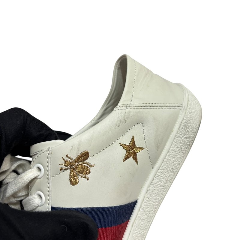 【美收精品】GUCCI 蜜蜂白鞋 4-548-5