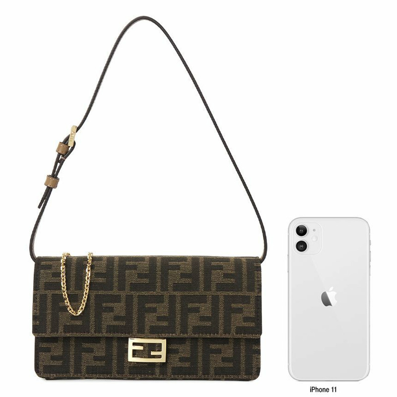 FENDI Baguette 女士鏈單肩包 8M0498 A98P F0A6E-9