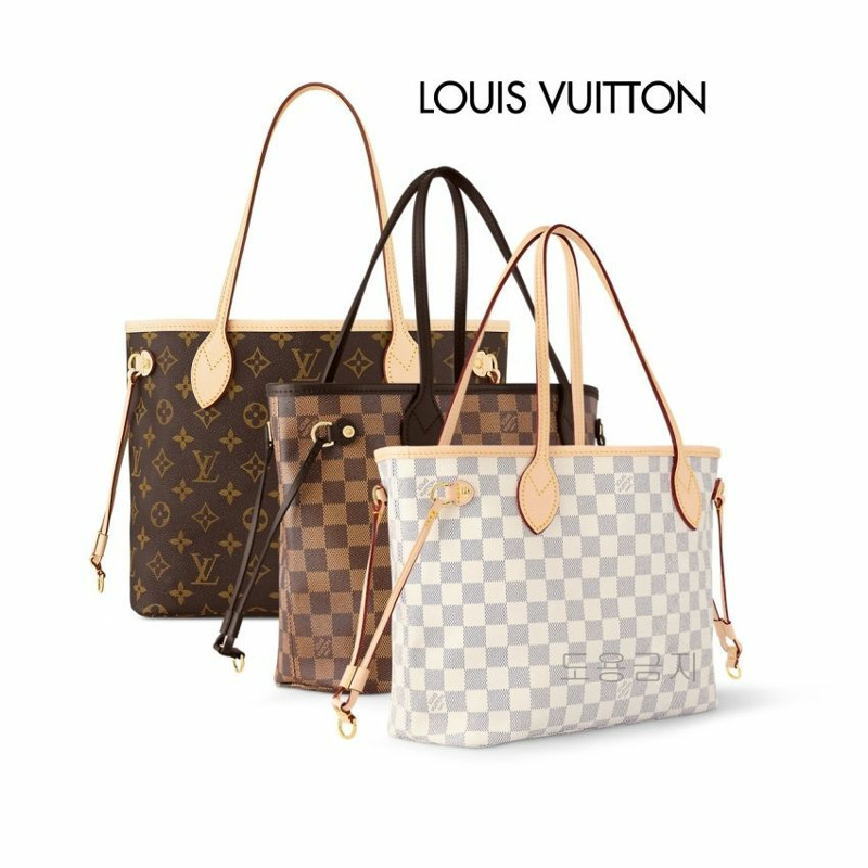 LOUIS VUITTON Neverfull PM Damier Azur N40605-0