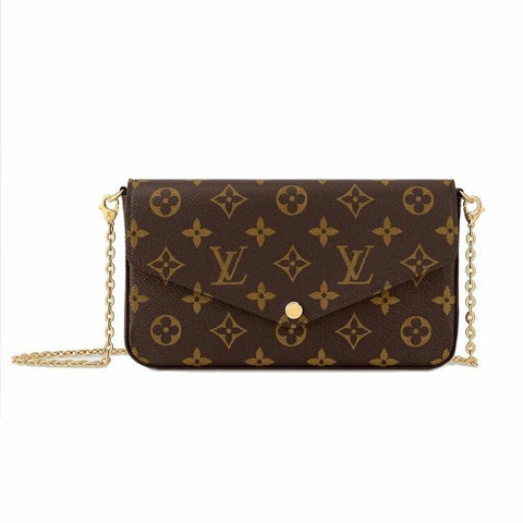 LOUIS VUITTON Pochette Felicie 交織字母斜背包