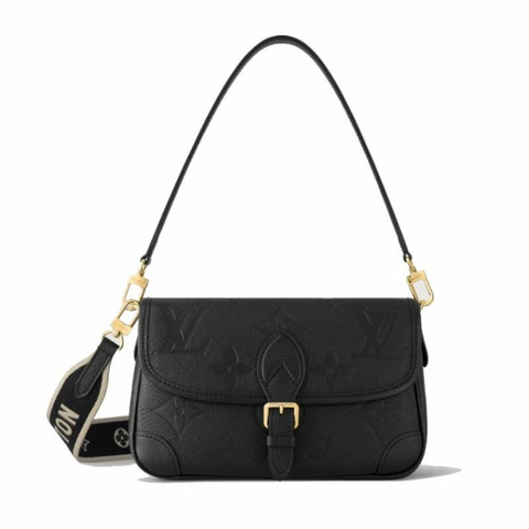 LOUIS VUITTON 黛安 Monogram Empriente Noir M46386