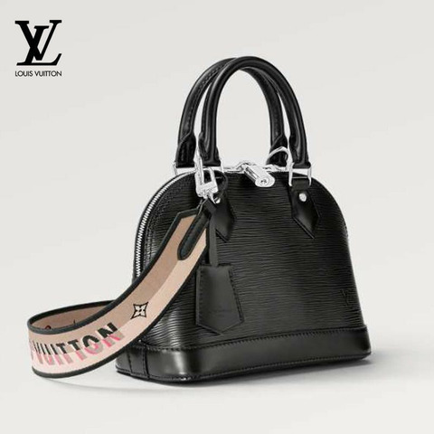 LOUIS VUITTON Alma BB Epi 黑色 M59217