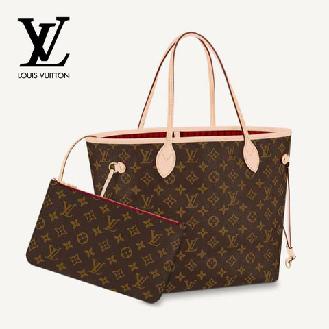 LOUIS VUITTON Neverfull MM 櫻桃圖案 Monogram M41177