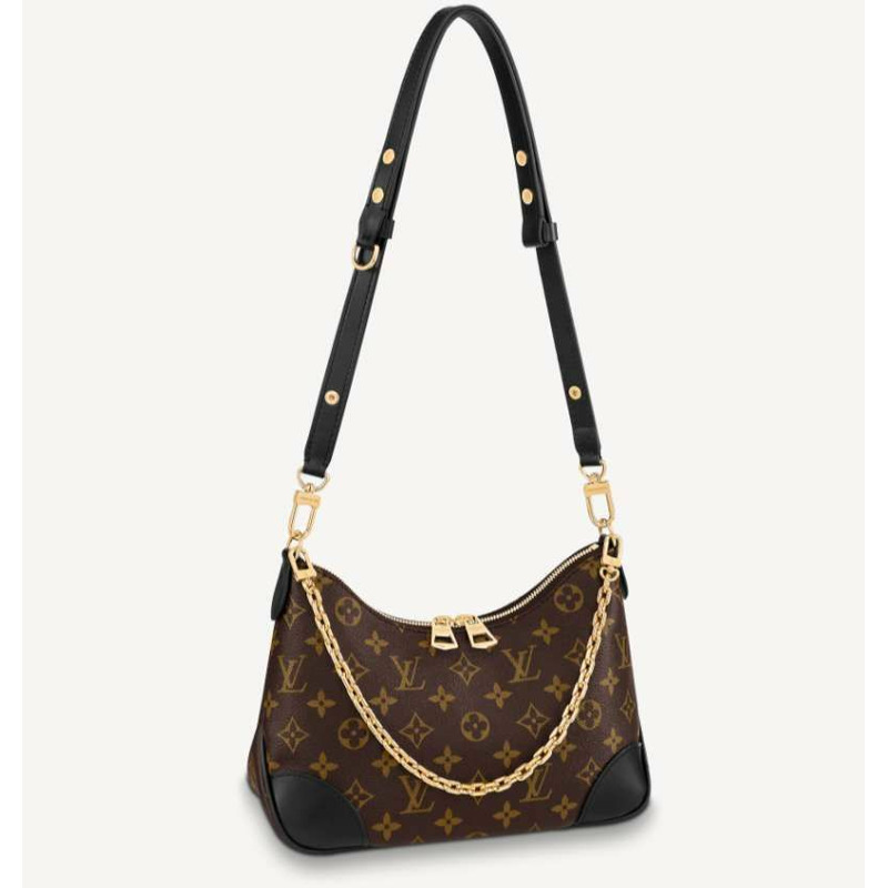 LOUIS VUITTON Bolonia黑色Monogram肩背包斜背包 M45831-6
