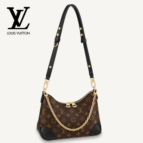 LOUIS VUITTON Bolonia黑色Monogram肩背包斜背包 M45831