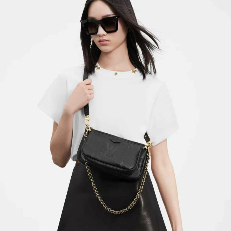 LOUIS VUITTON 多功能手拿包配件 Monogram M80399-5