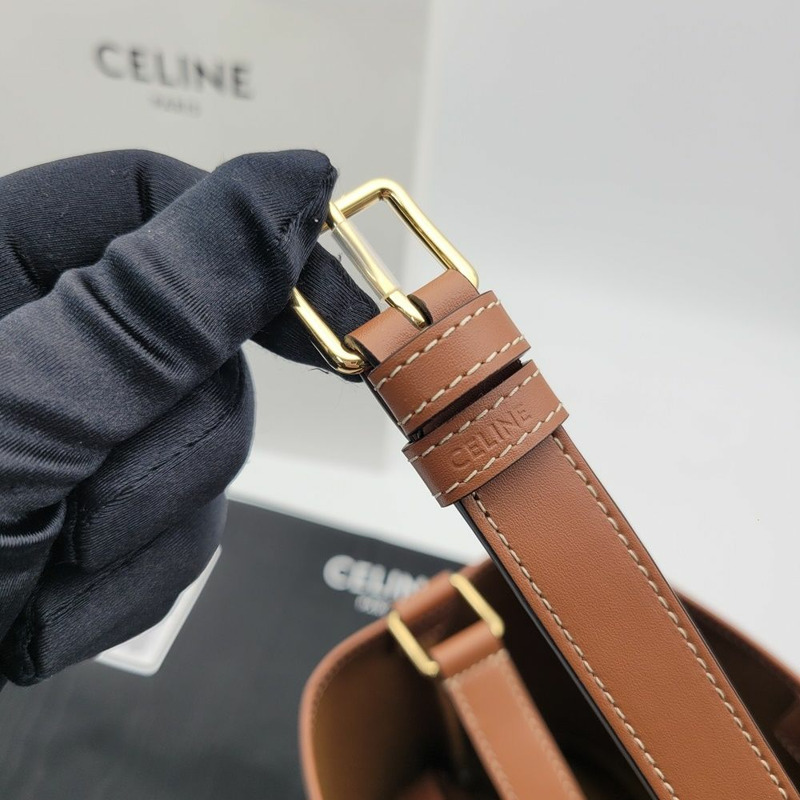 CELINE Triomphe 水桶包 小號 女士 Triomphe 單肩包 191442CAS-3