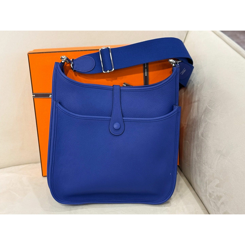 HERMES [ ] 藍色伊芙琳 29-5
