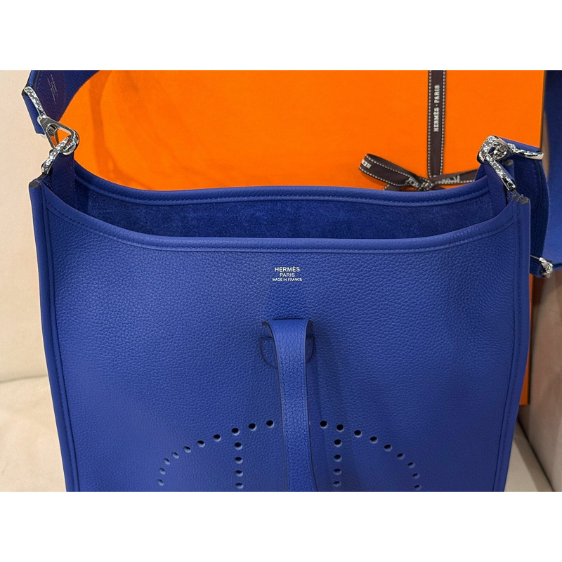 HERMES [ ] 藍色伊芙琳 29-6