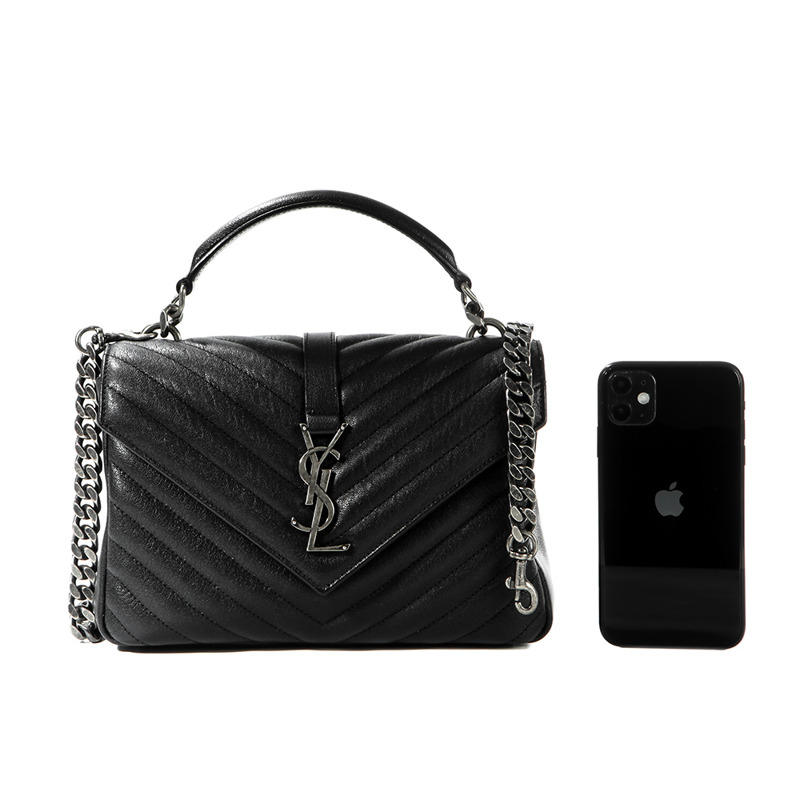 SAINT LAURENT 24FW 女士學院風單肩包-20