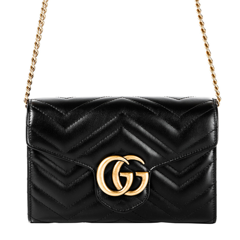 GUCCI GG Marmont 迷你鏈條斜背包 24秋冬-3