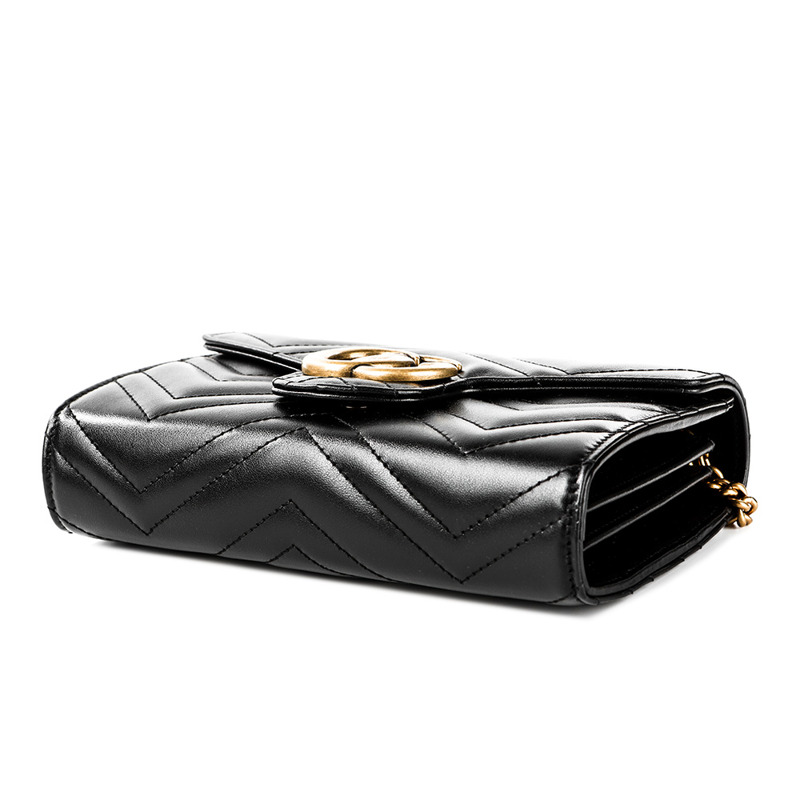 GUCCI GG Marmont 迷你鏈條斜背包 24秋冬-7