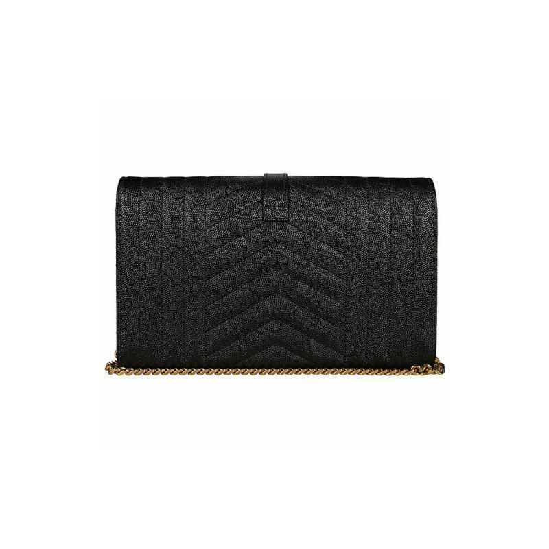 SAINT LAURENT 馬特拉塞凸紋信封錢包包 620280 BOW91-2
