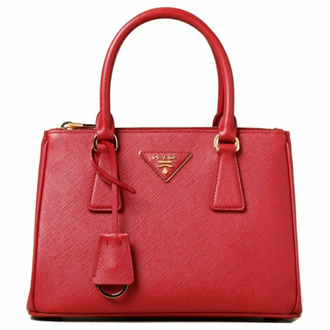 PRADA Saffiano 小號 Galleria 包 紅色 25SS 1BA896 NZV