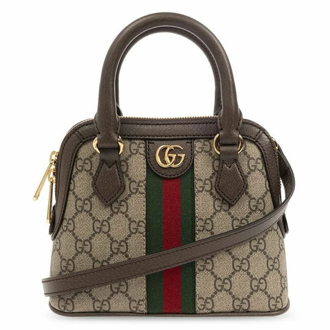 GUCCI Ophidia迷你托特肩背包 米色 25SS