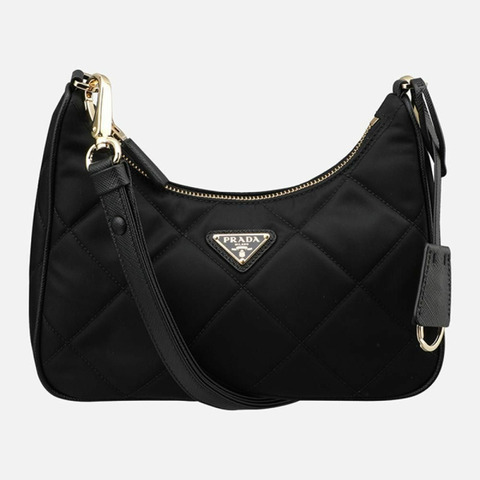 PRADA 1995年復刻版 Lina 尼龍迷你包 黑色 1BC204 2AOS