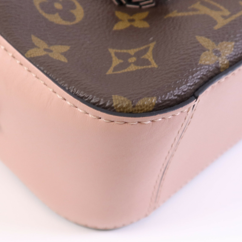 LOUIS VUITTON Monogram Saintonge金扣肩背袋-10