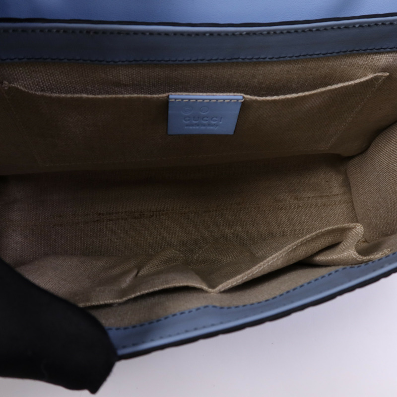 GUCCI 牛皮皮革Medium Emily金扣鏈帶肩背袋-4