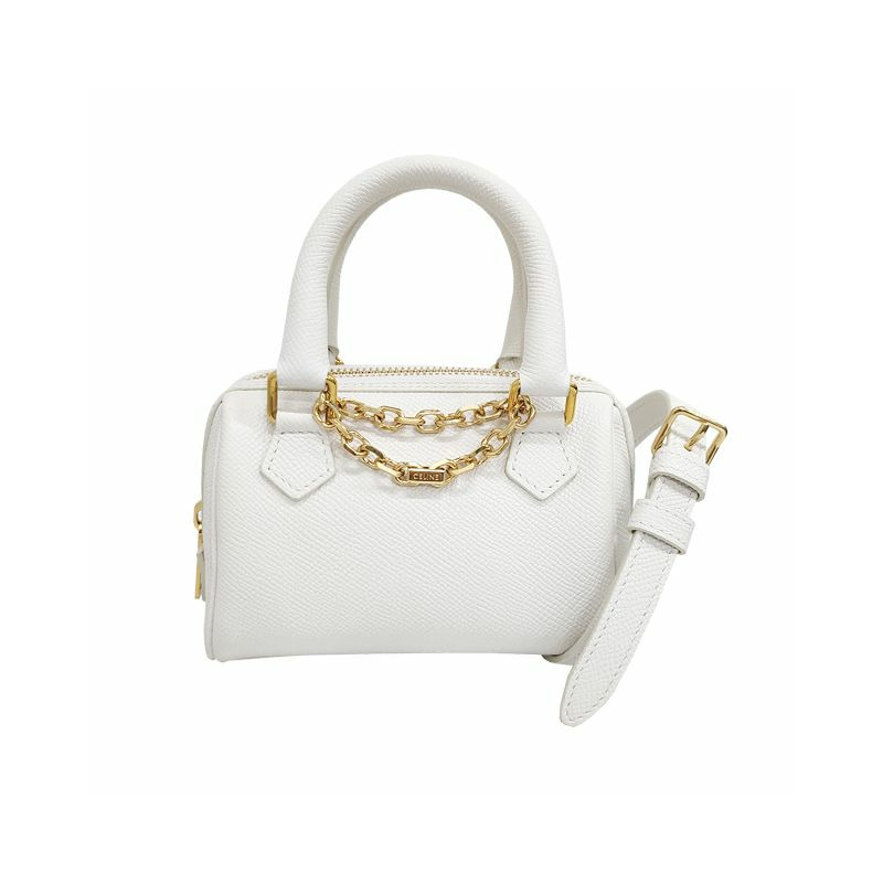 CELINE 波士頓托特單肩包迷你款 [瑕疵品] 24SS 195113DBC 01BC-0