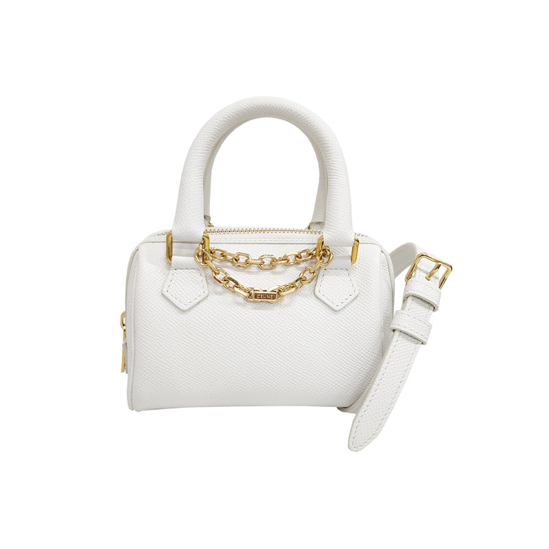 CELINE 波士頓托特單肩包迷你款 [瑕疵品] 24SS 195113DBC 01BC-12