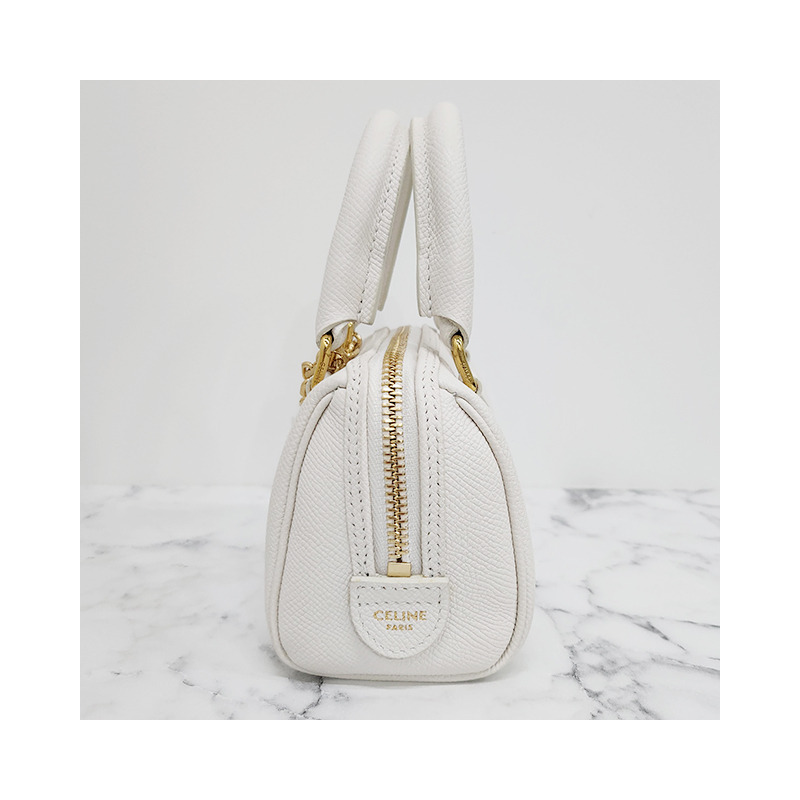 CELINE 波士頓托特單肩包迷你款 [瑕疵品] 24SS 195113DBC 01BC-17