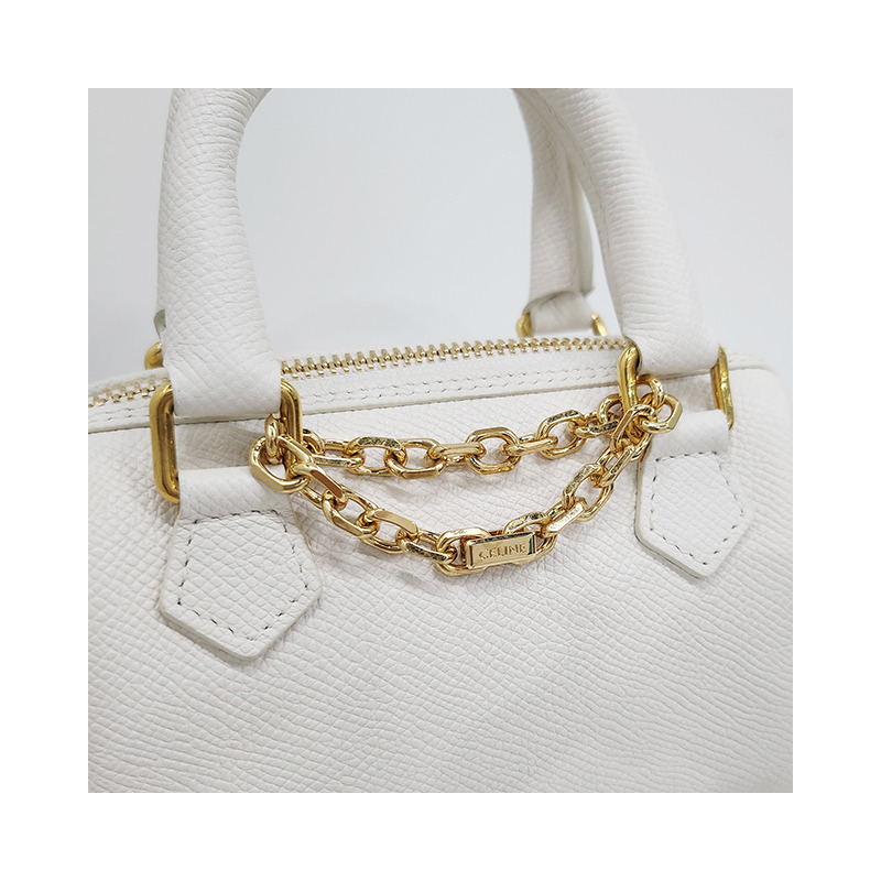 CELINE 波士頓托特單肩包迷你款 [瑕疵品] 24SS 195113DBC 01BC-22