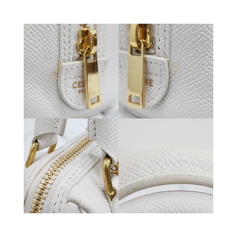 CELINE 波士頓托特單肩包迷你款 [瑕疵品] 24SS 195113DBC 01BC-27