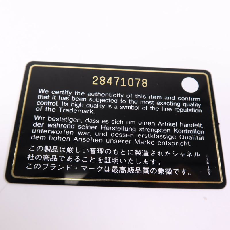 CHANEL 牛皮皮革WOC Wallet On Chain金扣鏈帶肩背袋-8