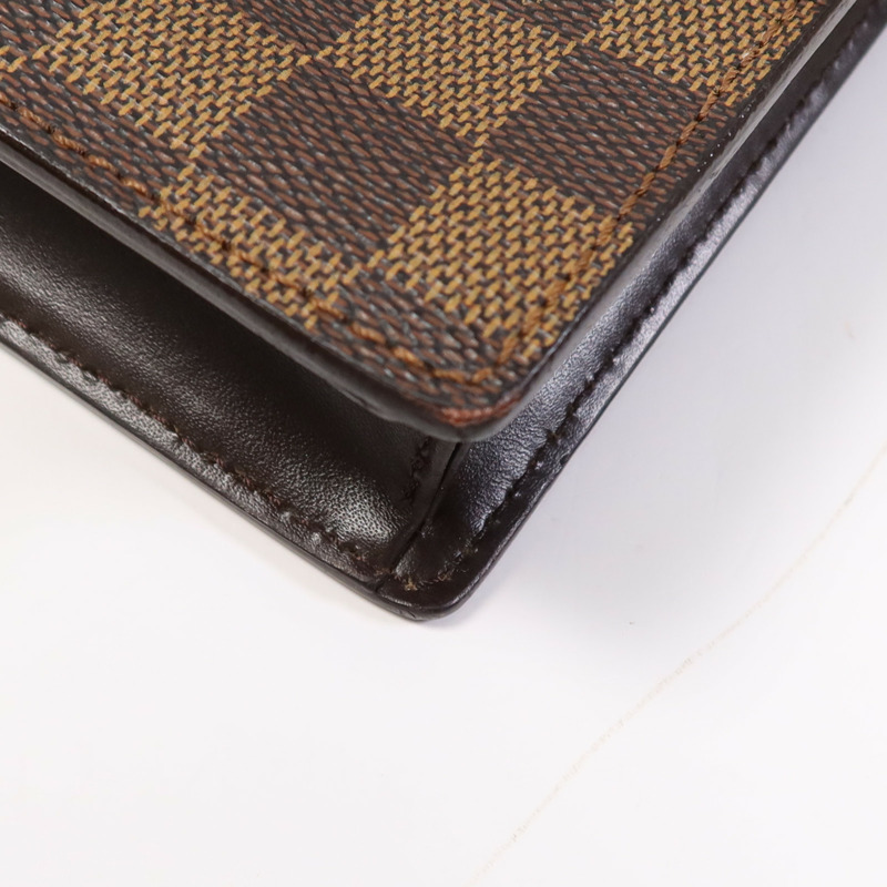 LOUIS VUITTON Damier Portobello金扣肩背袋-4