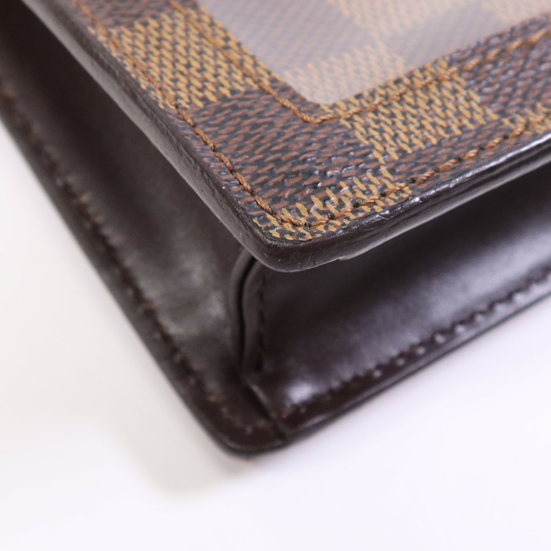 LOUIS VUITTON Damier Portobello金扣肩背袋-7