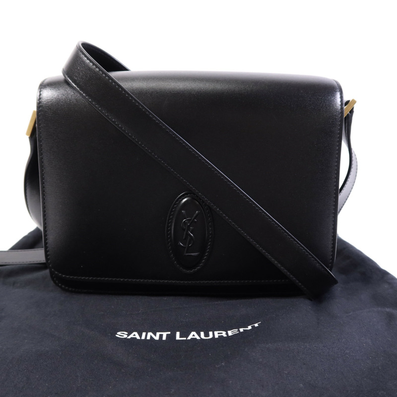 SAINT LAURENT 牛皮皮革Sholder Bag金扣肩背袋-8