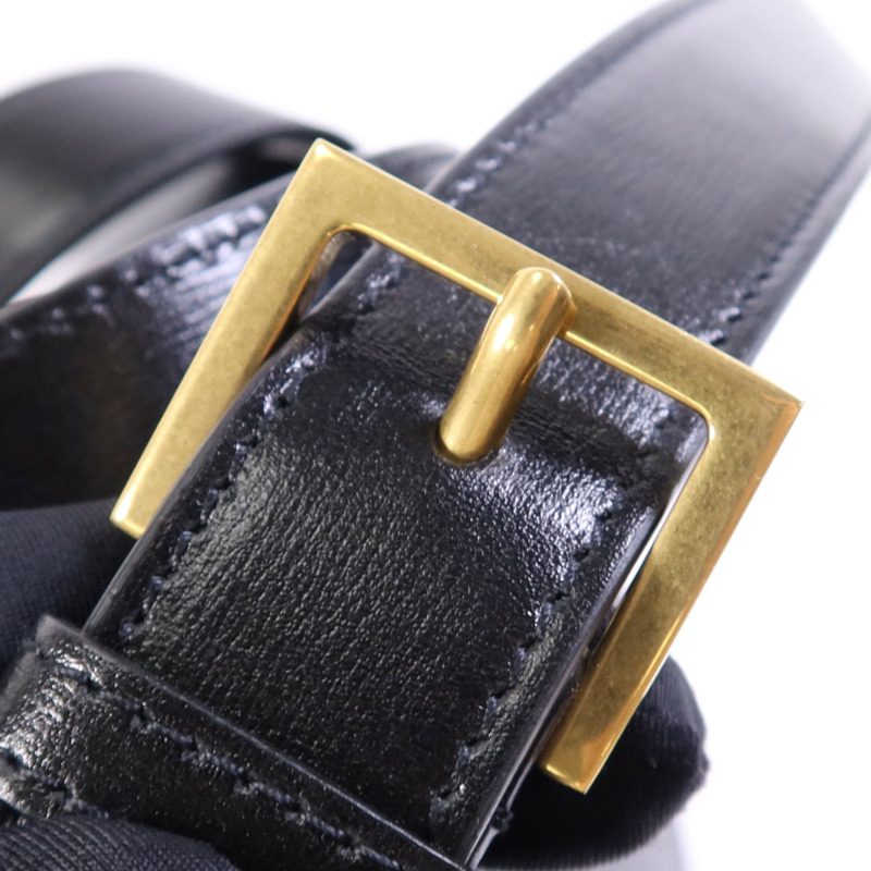 SAINT LAURENT 牛皮皮革Sholder Bag金扣肩背袋-15