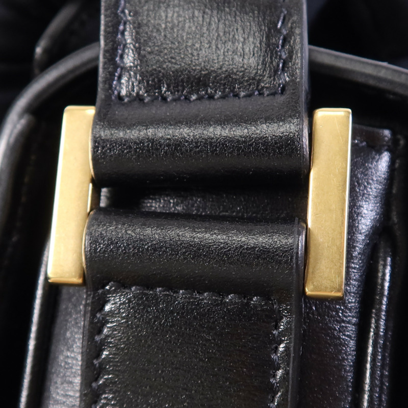 SAINT LAURENT 牛皮皮革Sholder Bag金扣肩背袋-16