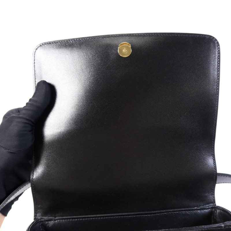 SAINT LAURENT 牛皮皮革Sholder Bag金扣肩背袋-17