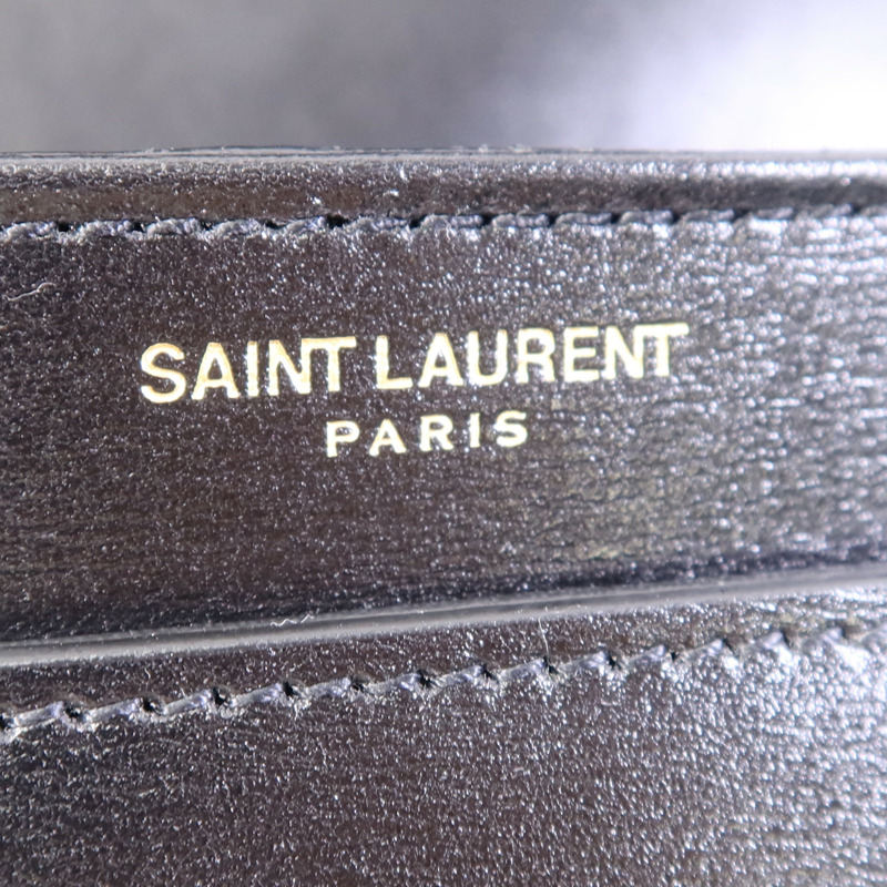 SAINT LAURENT 牛皮皮革Sholder Bag金扣肩背袋-18