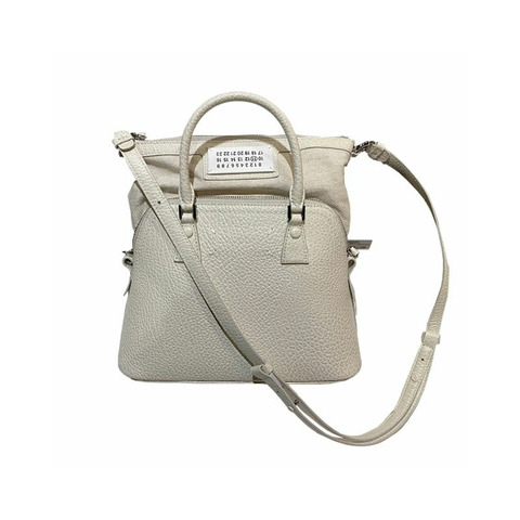 MAISON MARGIELA Maison Margiela 5AC 迷你皮革手提單肩包 灰色 (S56WG0082 P4455 H9677)