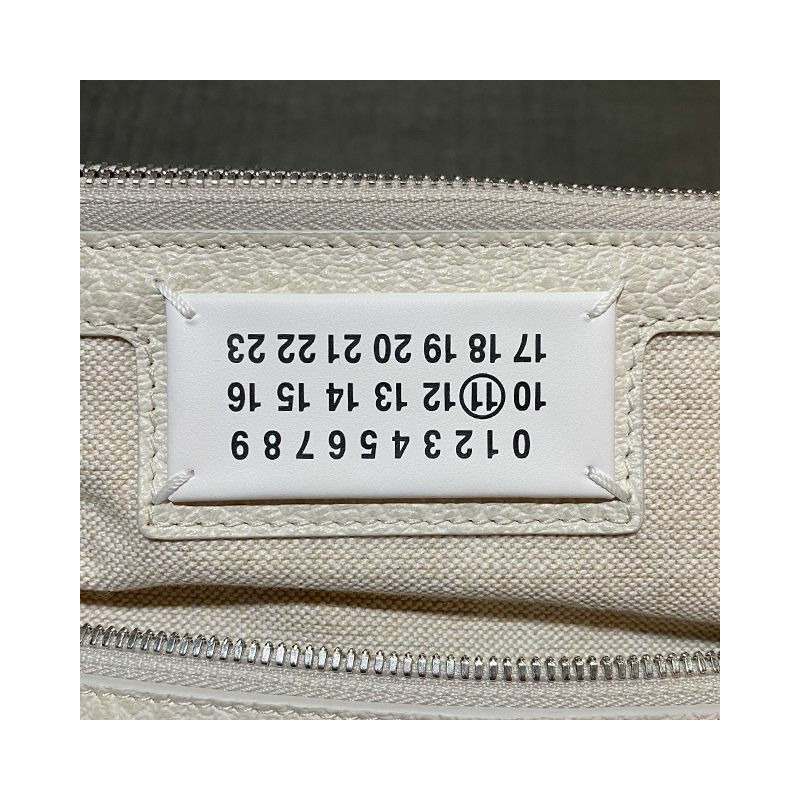 MAISON MARGIELA Maison Margiela 5AC 迷你皮革手提單肩包 灰色 (S56WG0082 P4455 H9677)-7