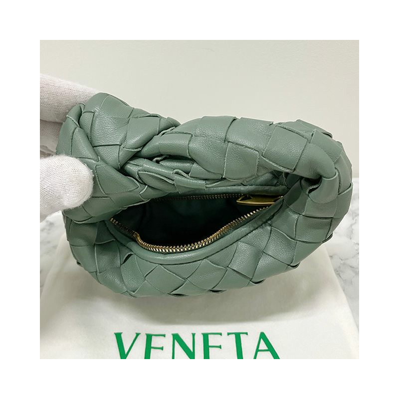 BOTTEGA VENETA Bottega Veneta Intrecciato 編織 Candy Jodie 蘆薈包 (730828 VCPP0 3198)-7