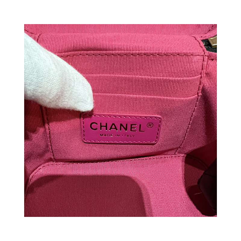 CHANEL CC Logo 金色金屬化妝包鏈條小號 印記：AS3228 B08008 94305-21