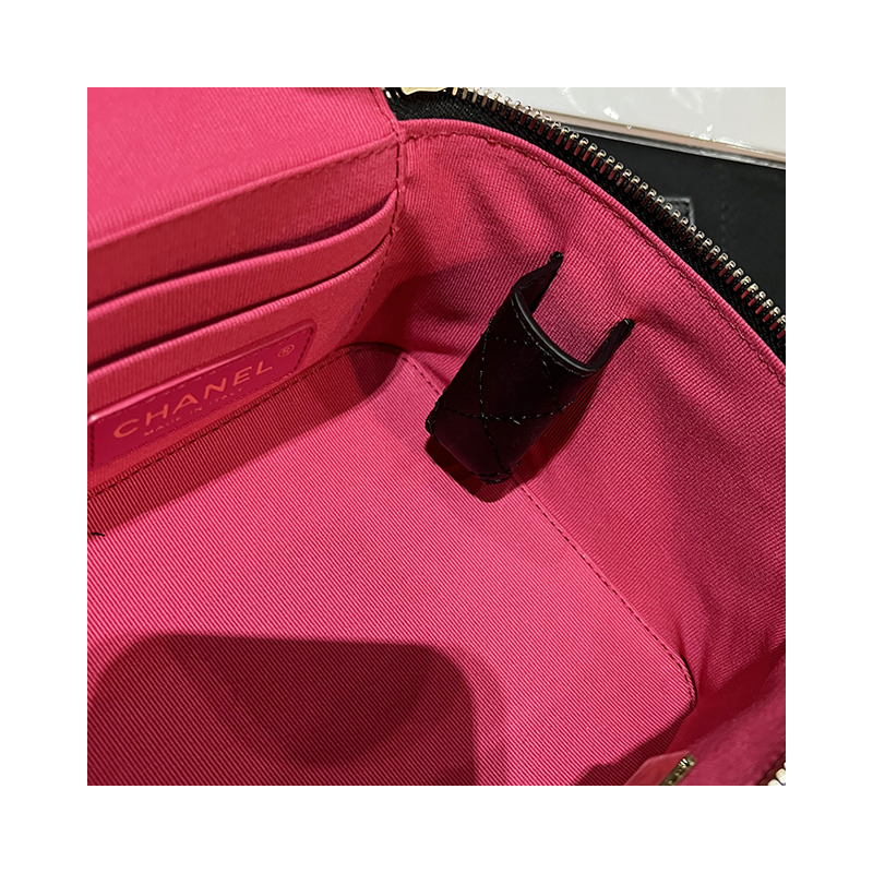 CHANEL CC Logo 金色金屬化妝包鏈條小號 印記：AS3228 B08008 94305-22