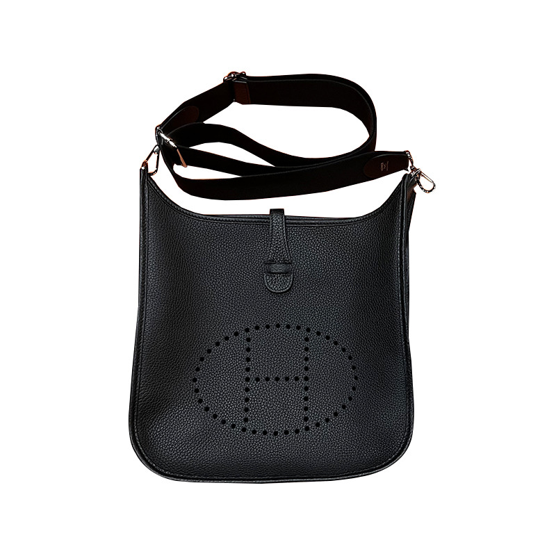 HERMES Evelyne Poche III 29 U 郵票黑色 (H056277CK89)-11