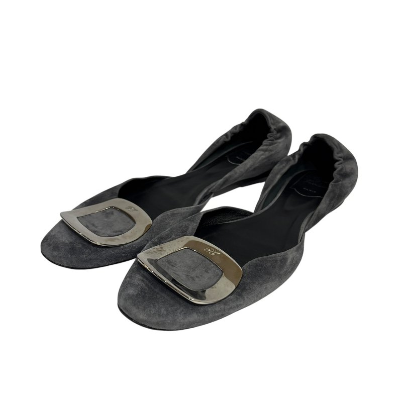 【美收精品】Roger Vivier 灰色麂皮 4-549-0