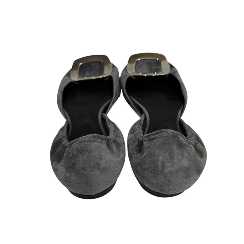 【美收精品】Roger Vivier 灰色麂皮 4-549-3