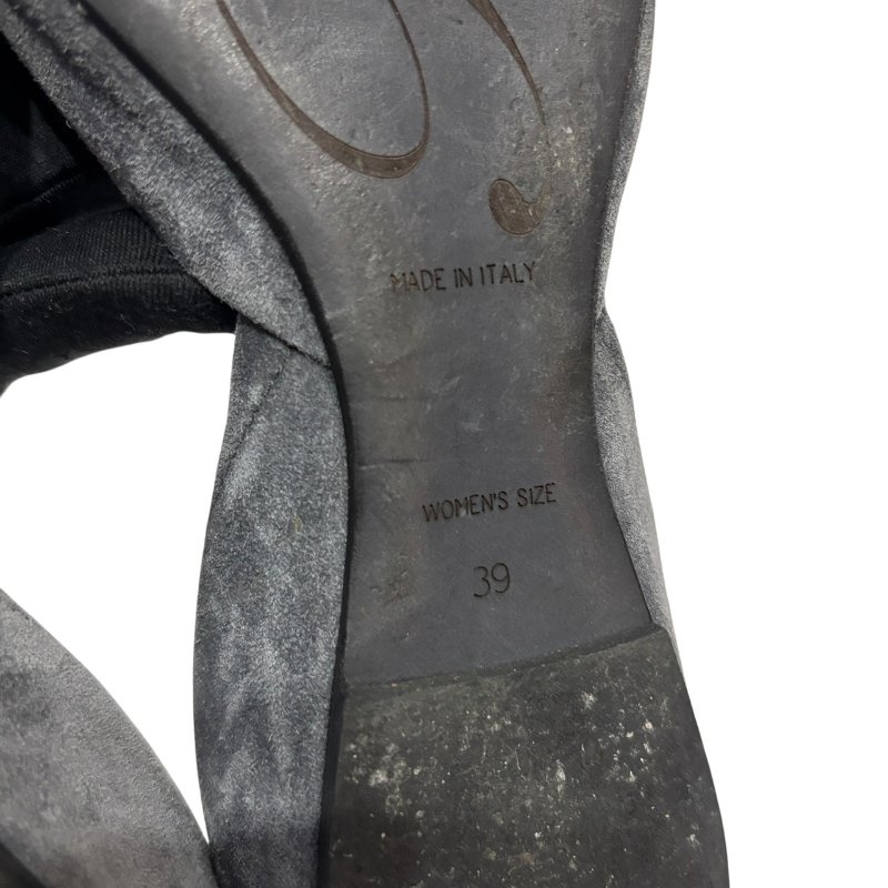 【美收精品】Roger Vivier 灰色麂皮 4-549-7